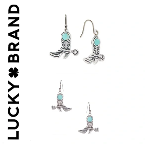 Lucky Brand Jewelry Lucky Brand Cowboy Boot Drop Earrings